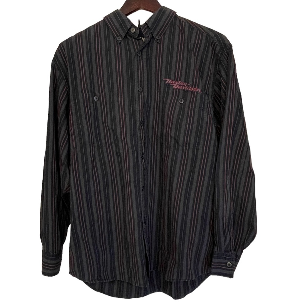 Harley-Davidson Long Sleeve Button Down Shirt Size Medium
